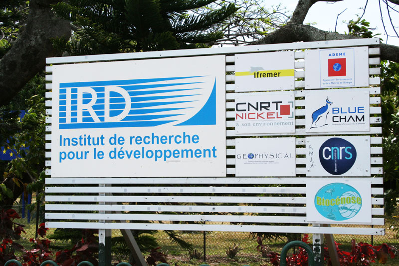 entrée de IRD à Nouméa